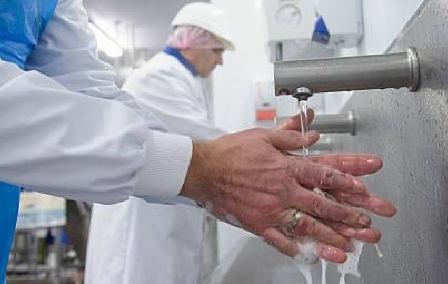 close up hand washing
