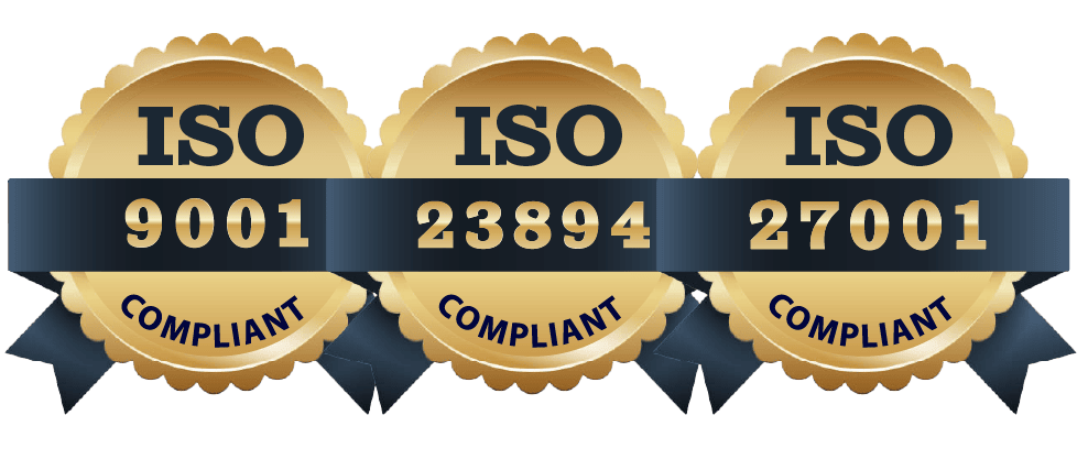 ISO certification icons