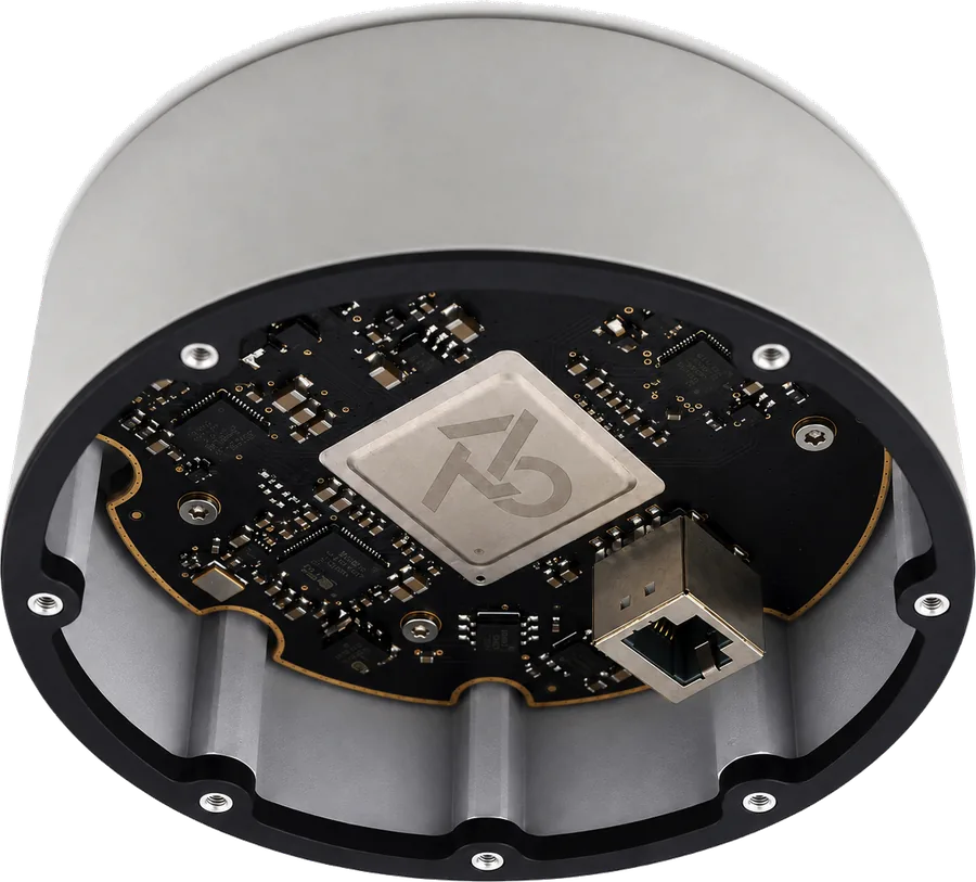 Base module containing the AI compute board